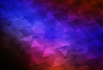 Obraz premium Dark Blue, Red vector background with rectangles.