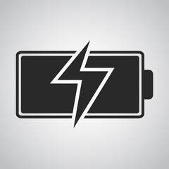 Battery icons. Design element