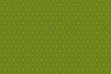 Green abstract fern leaf backgroudn with round shape