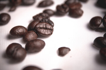 Close up of original coffee beans coming from vietnam, they are known for there strong but sweet taste!