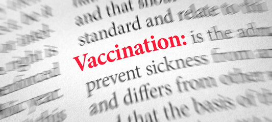 Definition of the word Vaccination in a dictionary