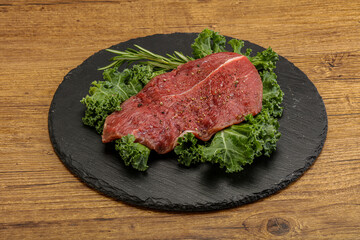 Raw beef steak for grill