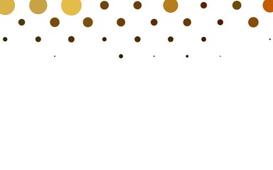 Light Yellow, Orange vector layout with circle shapes.