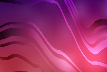 Dark Purple, Pink vector layout with bent lines.