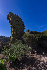 Views of Anaga Natural Park in the north of Tenerife