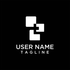 unique, simple, creative letter T logo concept for technology logos , letter t logo design icon vector image