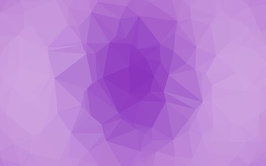 Light Purple vector polygonal template.