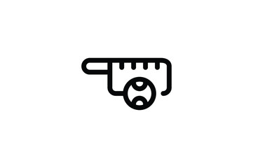 Kitchen Outline Icon - Cutting