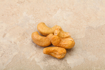 Natural organic Cashew nut heap