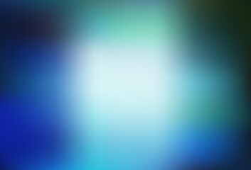 Light Blue, Green vector blurred bright template.