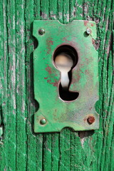 Old Keyhole closeup
