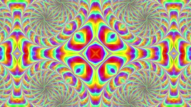 Abstract multicolored background kaleidoscope mandala