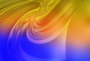 Light Blue, Yellow vector abstract bright pattern.