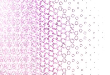 Light pink vector texture with disks.