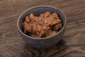 Gurmet venison stew with spices