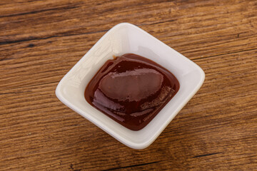 Traditional Barbicue sauce in the bowl