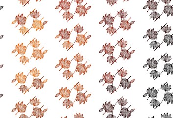 Light Red, Yellow vector hand painted texture.