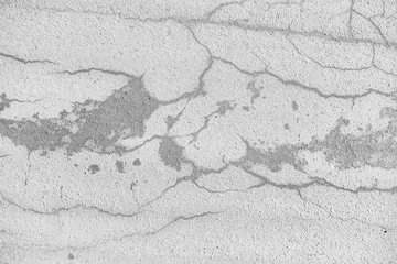 crack on the ground white background / abstract white vintage background broken texture