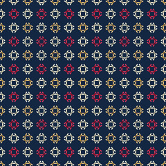 Abstract seamless pattern with shapes 