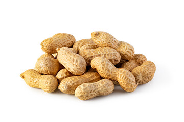 Peanut on a white