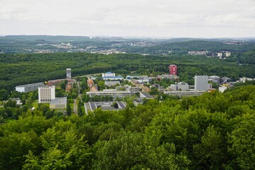 Blick auf die Universität des Saarlandes