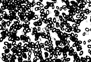 Black and white vector backdrop with dots.