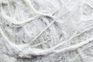 Close up on Mineral Wool Texture Background Thermal Insuation.