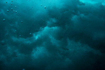 Fototapeta na wymiar oceanic underwater view, fantasy nature backgrounds. High quality photo