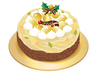 モンブランのクリスマスケーキ