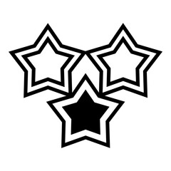 Star Favorite Flat Icon Isolated On White Background