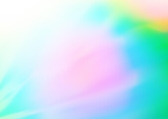 Obraz premium Light Multicolor, Rainbow vector blurred shine abstract background.
