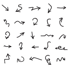 Arrow icon set isolated on background. Trendy vector collection. Different arrow icons in flat style. Creative arrows template for web site, app, graphic design, ui and logo. Arrow vector symbol