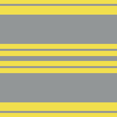 Classic shirting stripe in yellow and grey. Seamless vector pattern background. Stylish linear striped geometric backdrop. Horizontal all over print for apparel, textiles, home decor, packaging