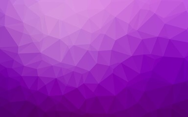 Fototapeta premium Light Purple vector abstract polygonal cover.