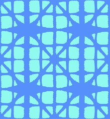 Japanese Tie Dye Seamless Pattern. Geometric Bohemian Asian Tie Dye