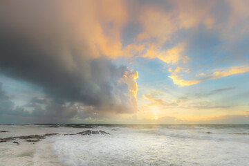 Después de la tormenta en la costa de Galicia