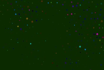 Light Multicolor, Rainbow vector layout with elements of cards.