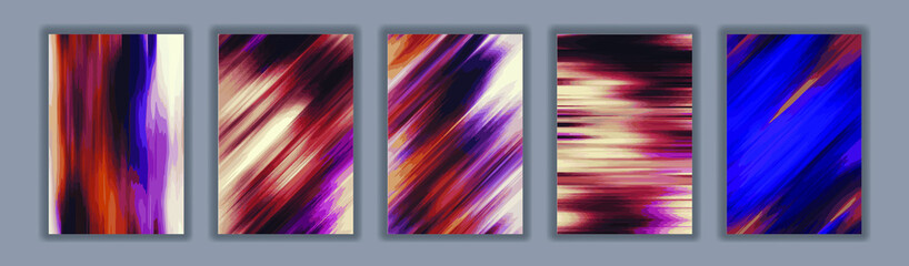 Color fluid flow abstract blur background. Template for your design, banner, flyer, wallpaper, brochure, smartphone screen, mobile app
