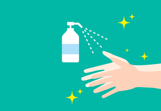 アルコール消毒 手洗い 衛生 ウイルス除菌対策 disinfect washing hands sanitation hygiene antivirus 