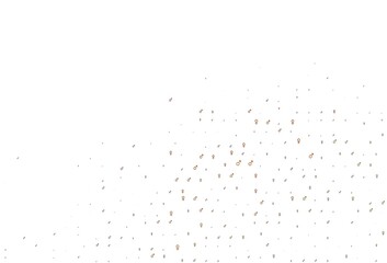 Light yellow, orange vector background with gender symbols.