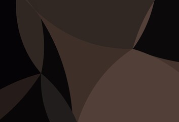 Dark Blue, Yellow vector template with bent lines.