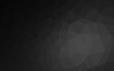 Obraz premium Dark Silver, Gray vector abstract mosaic background.