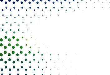 Light blue, yellow vector pattern with spheres.