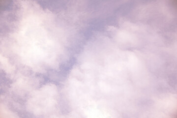 light pastel pink clouds background