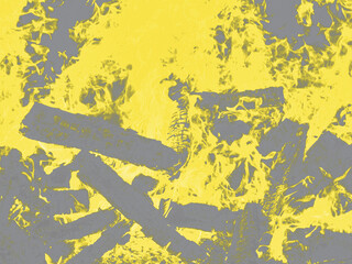 gray and yellow flame background 
