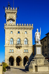 Fototapeta na wymiar old Town of San Marino