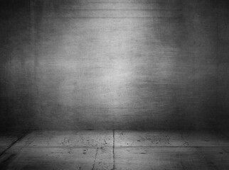 Empty room with dark color.Grunge interior background.