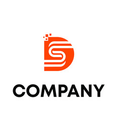 letter DS logo