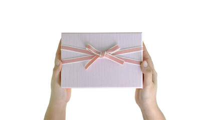 Hand holding Gift boxes