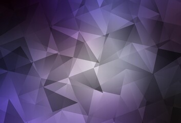 Light Purple vector low poly background.